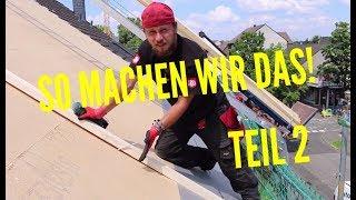 Dachdecker / Aufsparrendämmung verlegen! So machen wir das! Teil 2