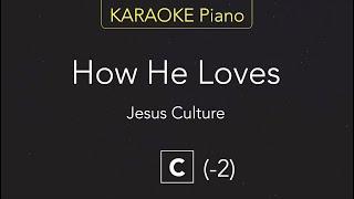 How He Loves - Jesus Culture | Karaoke Piano [C]