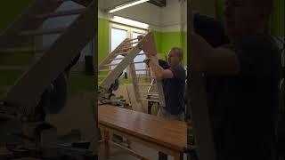 Assembly of a wooden step ladder for kids  #CNCWoodworking #HomeMadeFurniture #kidsfurniture