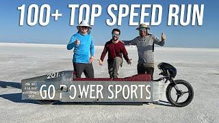 World's Fastest Mini Bike at Bonneville Salt Flats!!