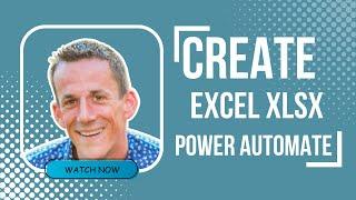 Create a new Excel File in Power Automate and dynamically populate with a Table and Rows #Excel