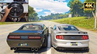 1150HP Dodge Demon & Ford Mustang GT | The Crew Motorfest | Thrustmaster T300RS + TH8A gameplay