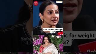 #vidyabalan SHUTS TROLLS claiming she used Ozempic as she talks about her weight-loss journey!