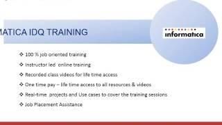 Informatica IDQ Online Training