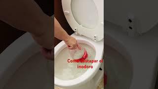 Cómo destapar el inodoro !!!! Dejar la tapa en la botella!!!!