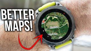 Better Maps for your Fenix / Epix / Tactix / Enduro 2! - Garmin Outdoor Maps+ First Look!