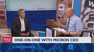 Micron CEO Sanjay Mehrotra goes one-on-one with Jim Cramer