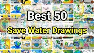 Save Water Drawings| Save Water poster making ideas| loka jaladhinam poster malayalam 2023