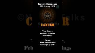 "Cancer February 18, 2025  Emotional & Career Insights | Nimble Talks"