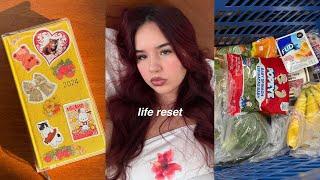 getting back into routine & healthy habits | dying my hair, planning, & yapping ofc ‍️