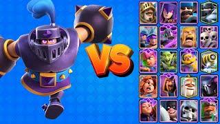 MEGACABALLERO EVOLUCIONADO vs TODAS LAS CARTAS TERRESTRES | Clash Royale