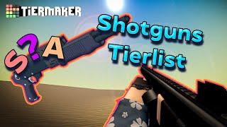 Ranking Shotguns on a Tierlist | Phantom Forces Roblox