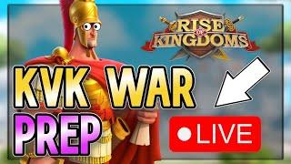 KVK War Prep, Crafting, Armaments, and More! LIVE| Rise of Kingdoms