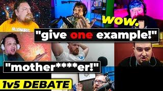 Destiny Stumps And Triggers Leftist Panel In 1v5 Debate