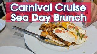 Carnival Cruise MDR Lunch/Sea Day Brunch Food Review & Menus 2024