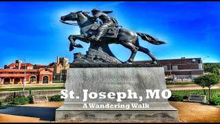 St. Joseph, MO: Wandering Walks of Wonder Slow TV Walking Tour 4K