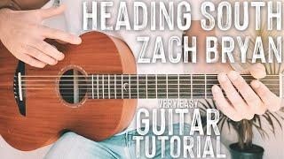 Heading South Zach Bryan Guitar Tutorial // Heading South Guitar // Guitar Lesson #807