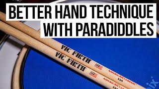 2 GREAT PARADIDDLE EXERCISES THAT WILL IMPROVE YOUR HANDS - Better Hand Technique with Paradiddles