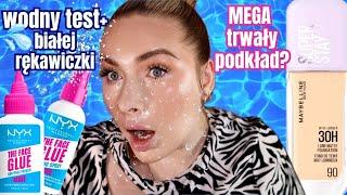 KONKRETNY TEST- KLEJ do twarzy i spray z NYX+ podkład LUMI MATTE= najtrwalsze połączenie?