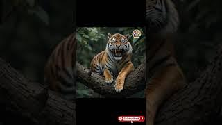 Tiger Roaring in the Forest | Fun and Laughter at Jest Junction #tiger #adventure #forest #wildlife