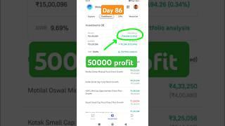 My mutual fund portfolio live revealed day 86 #mymutualfundportfolio #mutualfunds #portfolio #shorts