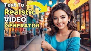 Realistic ai video generator | How to make text to video kaise banaye