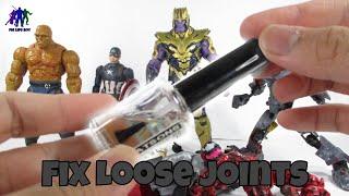 How to fix loose joints by using nail polish clear coat