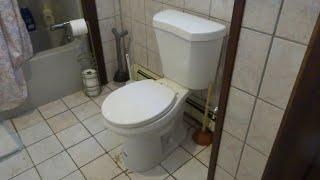 TOILET LEAKING BADLY TOTAL HACK JOB FROM HELL