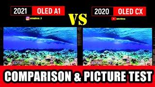 2021 LG OLED A1 vs 2020 LG OLED CX