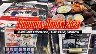 Fukuoka 2023 ️ Vlog | JR Northern Kyushu pass, eating katsu, gachapon