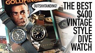 The Best Vintage Inspired Dive Watch Under $400 & Hottest New Brand Of 2018 - Lorier Neptune Review