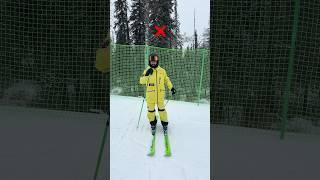 Ошибки на горных лыжах #горныелыжи #инструкторпогорнымлыжам