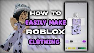 HOW to Make and Upload Roblox Clothes The Easy Way! On mobile  Customuse | Roblox