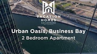 Luxury 2-Bedroom Apartment with Dubai Canal Views | Urban Oasis, Business Bay | Vacation Rental