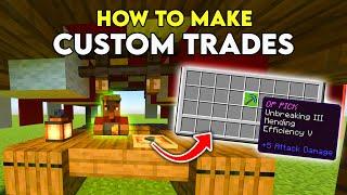 How to Make Custom Villager Trades in Minecraft Bedrock!