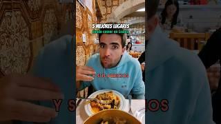 Dónde comer en Lisboa  #lisboa #portugal #comida #viajes