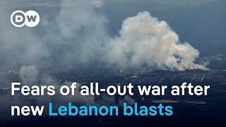 'The game is about to change' -  Israeli general says Lebanon in war's new focus | DW News