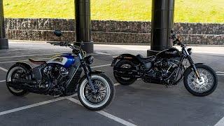 Harley-Davidson Street Bob против Indian Scout - американские бобберы
