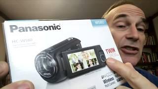 Best Value Digital Video Camera Panasonic HC-W580 HC-V380  Unboxing and Review