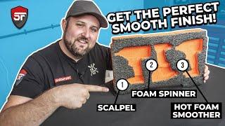 How to Get a Smooth Bottom on your Foam Insert!