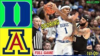 Duke Blue Devils vs Arizona Wildcats Game Highlights  Men's College Basketball | Nov 22,2024