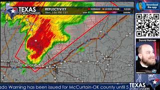 LIVE Texas Tornado Warning Coverage (November 4, 2024)