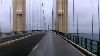 Crossing the Mackinac Bridge Northbound