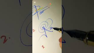 How to sign R️ ? |best signature #mostpopular #style #shorts  #trending  #tiktok #viralshorts #usa