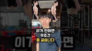 운동 초보를 위한 등 운동 루틴 공유!!!