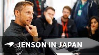 Catching up with Jenson Button in Japan
