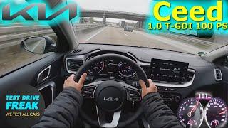 2023 Kia Ceed 1.0 T-GDI 100 PS TOP SPEED AUTOBAHN DRIVE POV