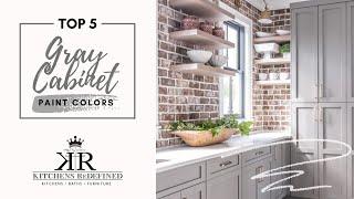 Top Gray Paint Colors for Kitchen Cabinets