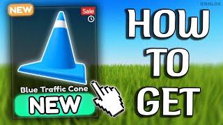 HOW TO GET “Blue Traffic Cone” On Roblox! (Limited Time)