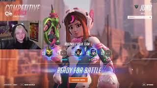 38K Healing Done! INSANE JUNO! Aspen Uravity Juno Overwatch 2 Season 13 Gameplay Top 500